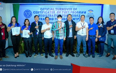 LOOK: Turnover Ceremony of Certificates of TVET Program for Mobile Training Program